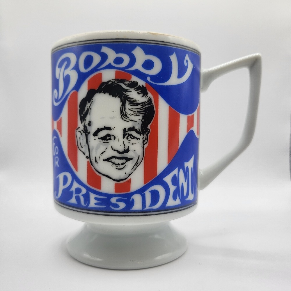1968 Robert F Kennedy Campaign Mug‎ RFK President Political Memorabilia